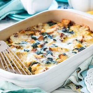 Gluten Free Egg Florentine Casserole