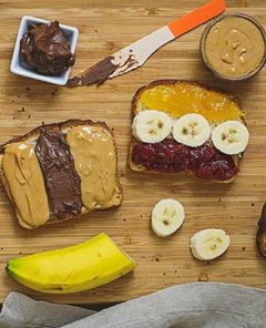 Gluten Free Toast and Nut Free Spread