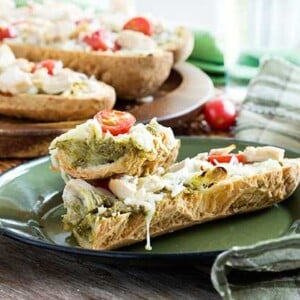 Gluten Free Pesto French Bread Pizza Recipe
