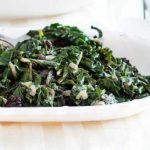 Gluten Free Sauteed Chard with Shallots and Currants