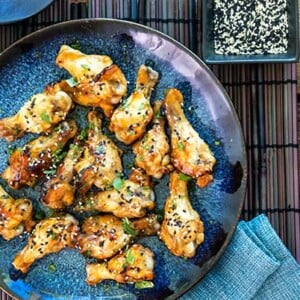 Gluten Free Asian BBQ Chicken Wings