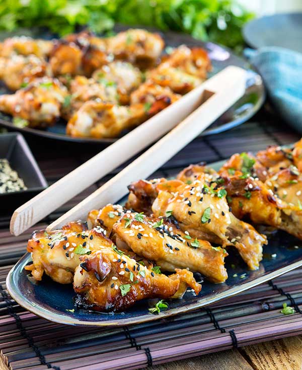 Gluten Free Asian BBQ Chicken Wings Recipe