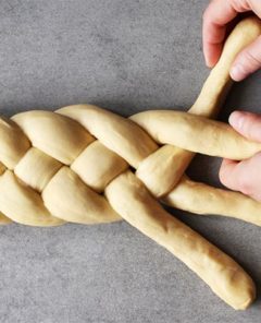 Braiding Gluten Free Bread
