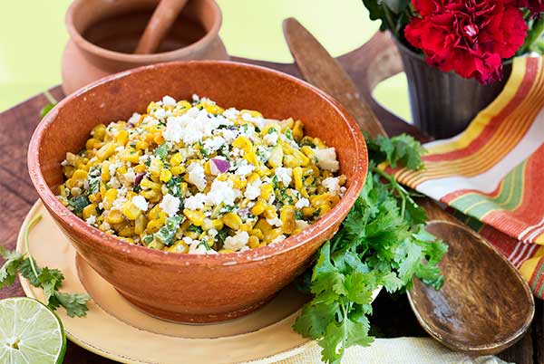 Corn and Cotija Salad