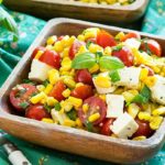 Gluten Free Summer Corn Ricotta Salad