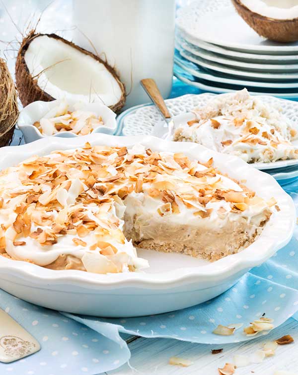 Gluten Free Triple Coconut Cream Pie Recipe