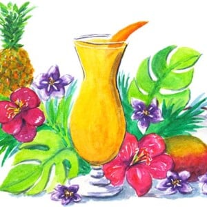 Mango Chi Chi Cocktail