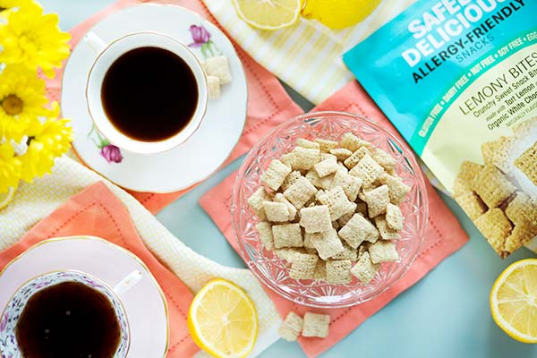 Safely Delicious Lemon Cereal Snacks