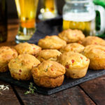 Gluten Free Beer and Cheese Savory Muffins