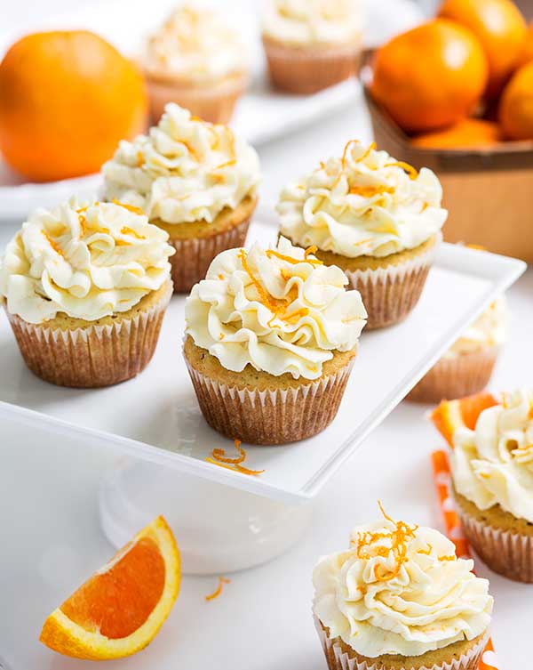 Gluten Free Orange Creamsicle Cupcake Recipe