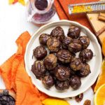 Chocolate Drizzle Oat Orange Balls Recipe