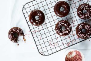 Chocolate Sprinkle Donuts
