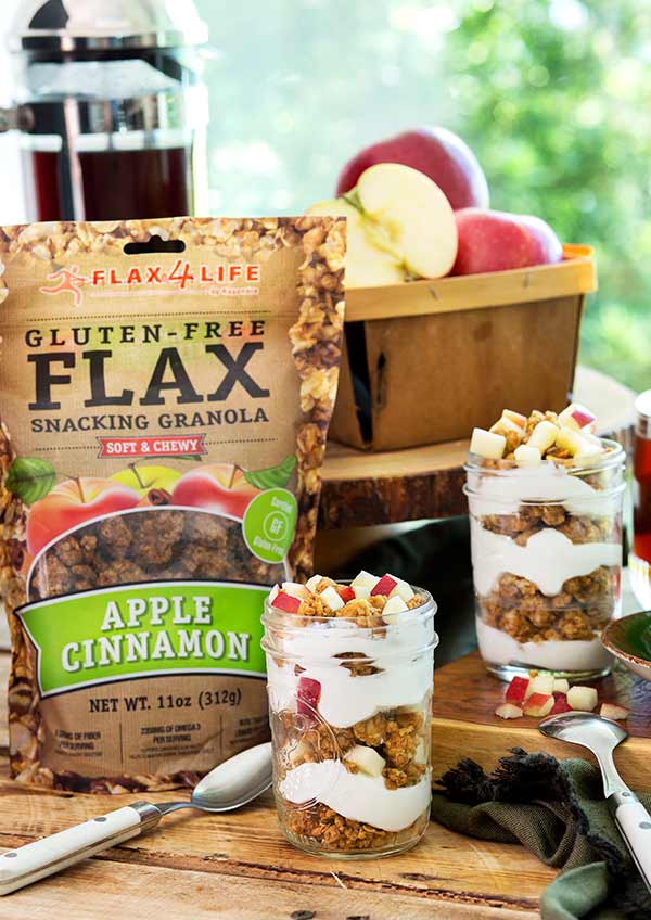 Flax4Life Apple Cinnamon Granola