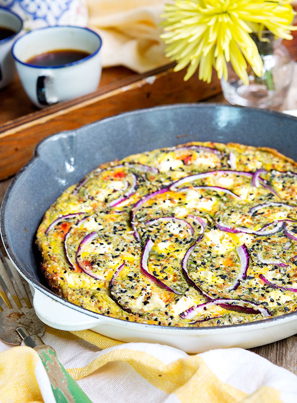 Gluten Free Everything but the Bagel Frittata Recipe