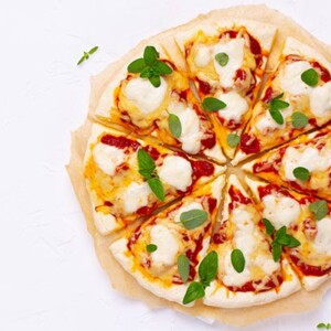 Two Cheese Pizza with Oregano