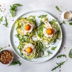 Zucchini Vegan Egg Nests