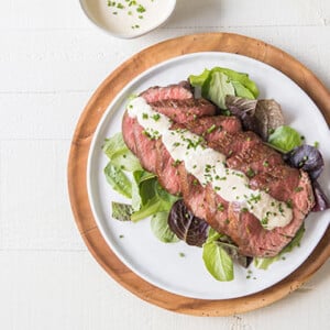 Reverse Sear Filet Mignon with Horseradish