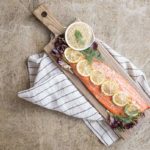 Salmon with Mustard and Dill Sauce