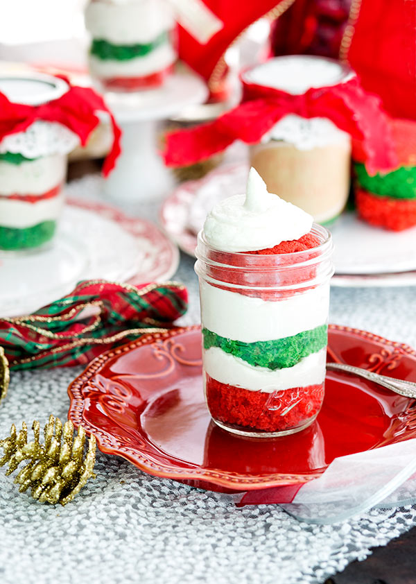 Gluten Free Christmas Cupcakes in a Jar recipe