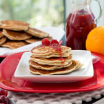 Orange Cranberry Pecan Pancakes
