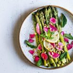 Roasted Asparagus with Lemon and Pine Nuts