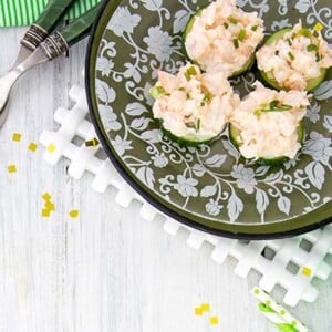 Shrimp & Cucumber Leprechaun Bites