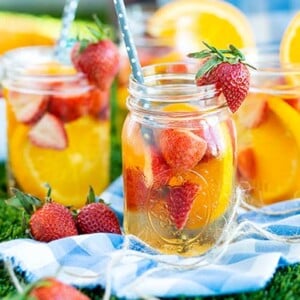 Cold Brewed Chamomile Fruit Tea