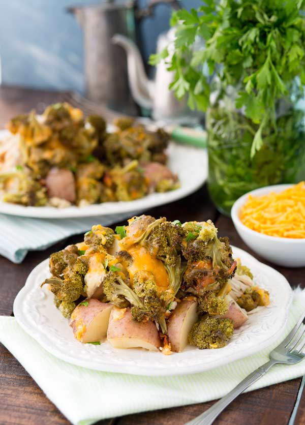 Cheesy Chicken & Broccoli with Potatoes Recipe