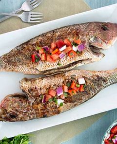 Grilled Fish with Brazilian Salsa Recipe