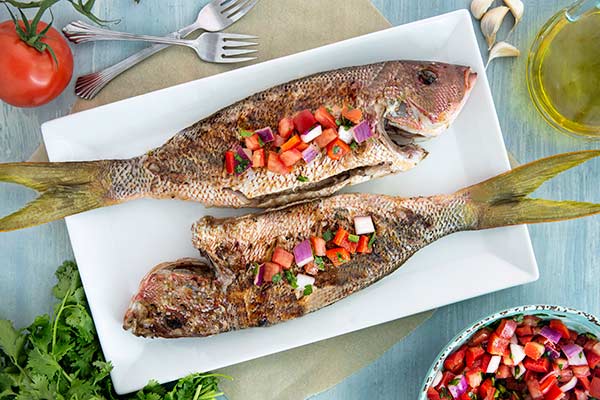 Grilled Fish with Brazilian Salsa Recipe