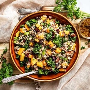 Wild Rice and Butternut Squash Salad