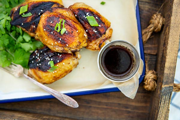 Asian Grilled Chicken Thighs