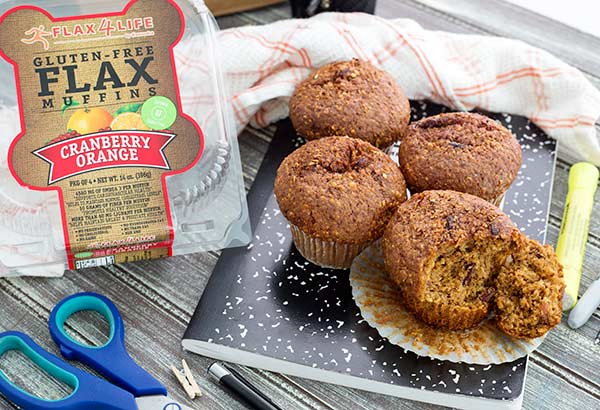 Flax4Life Cranberry Orange Muffins