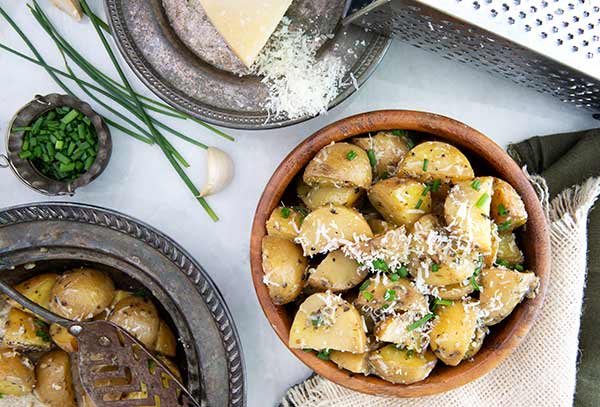 Garlic Parm Potatoes
