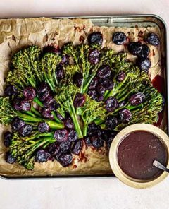 Roasted Broccoli and Cherries