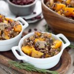 Roasted Butternut Squash and Wild Rice Stuffing