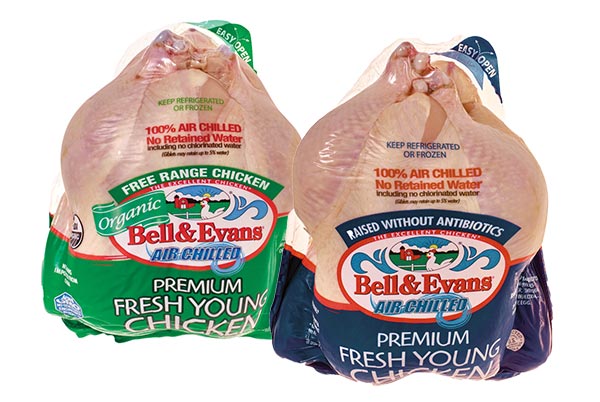 Bell and Evans Whole Chickens