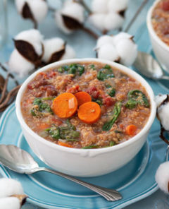 Minestrone Soup with Quinoa