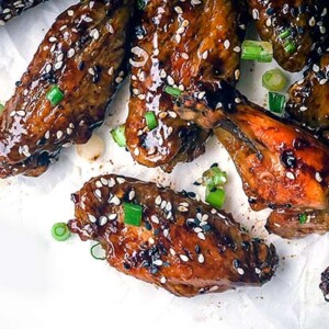 Vietnamese Inspired Glazed Chicken Wings