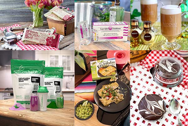 Photo collage of February 2021 Gluten-Free Product Faves