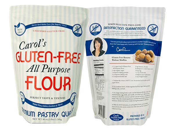 Carols Flour 2021 Front and Back of Bags