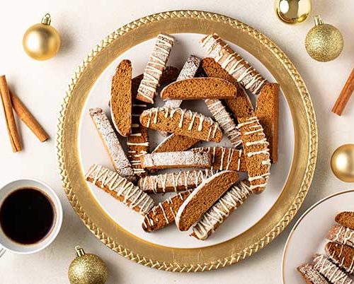 Gingerbread Biscotti - Great for Christmas Gifts!