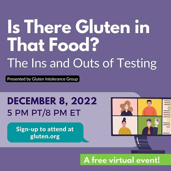 Is There Gluten in That Food Virtual Event promo image