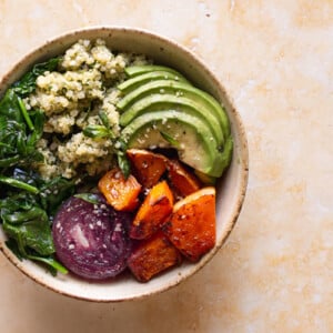 Butternut Squash Pesto Quinoa Buddha Bowls 600x402