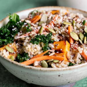 Creamy Tahini Quinoa Bowls 600x402
