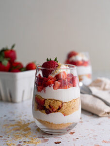 Lemon Strawberry Icebox Cakes 