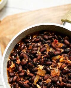 Gluten-Free-Apple-Cider-Honey-Black-Beans-feature