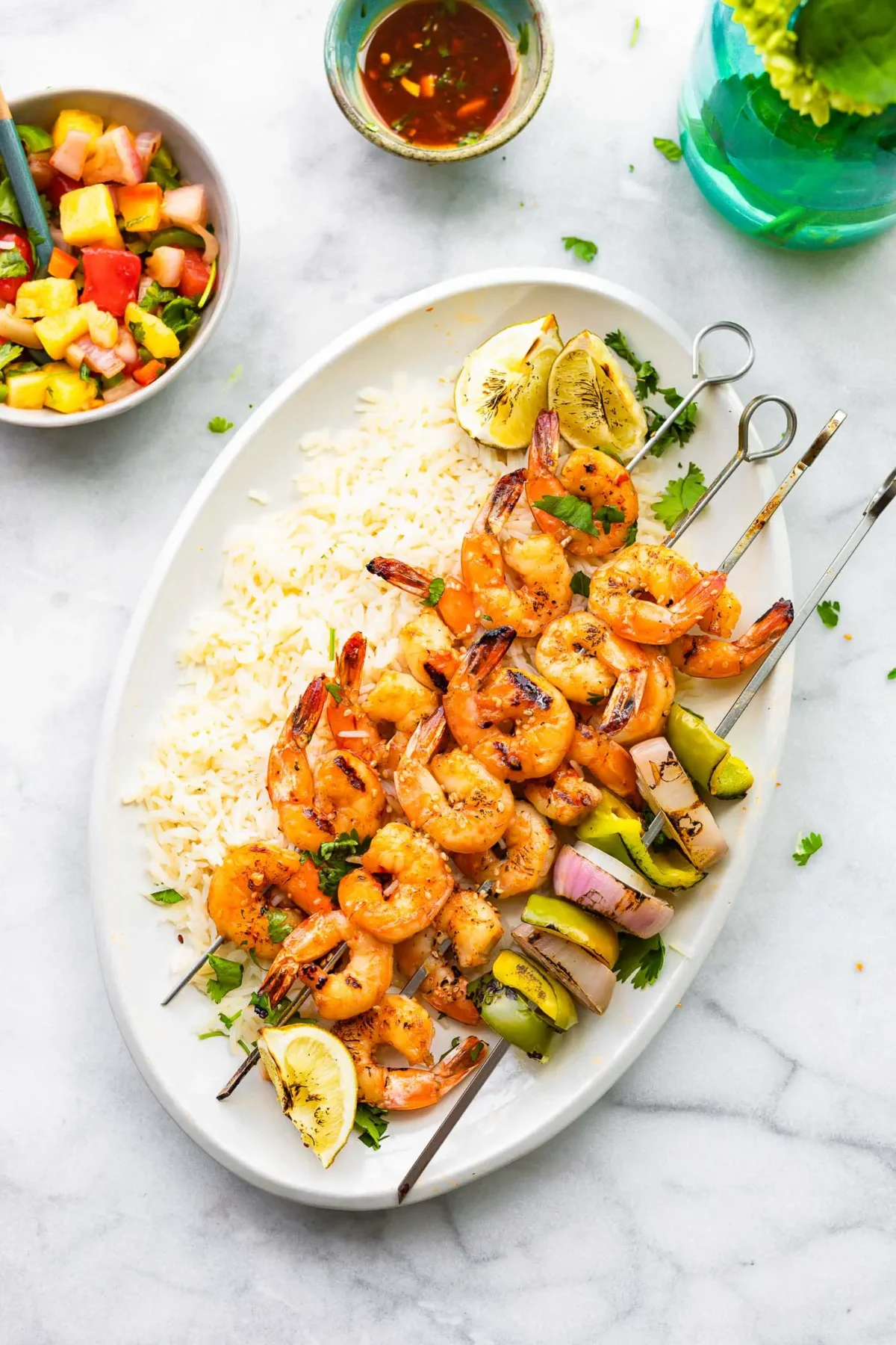 Chile Ginger Shrimp Skewers from Cotter Crunch