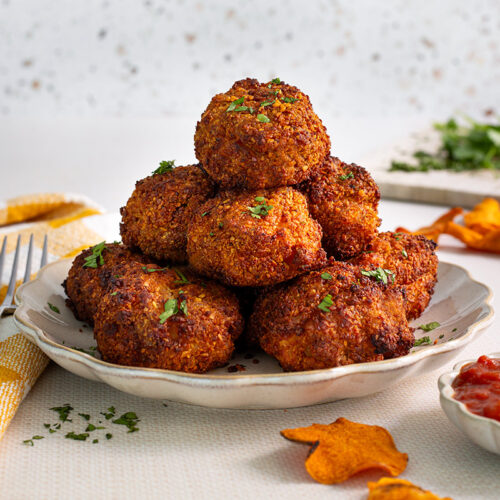 Crispy Air Fryer Mac & Cheese Balls | Gluten Free & More